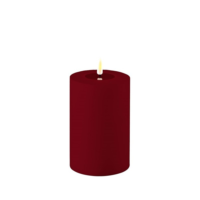 Bordeaux Rote Outdoor LED Candle 10 * 15 cm (4*6 inch)